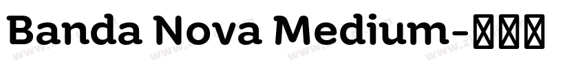 Banda Nova Medium字体转换